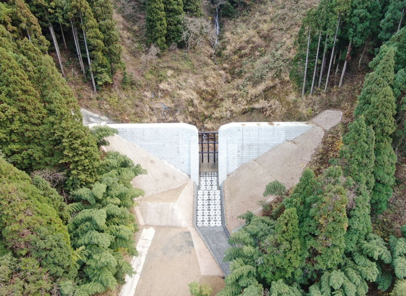 砂防工事施工例