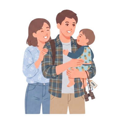 リフレッシュ休暇のイラスト